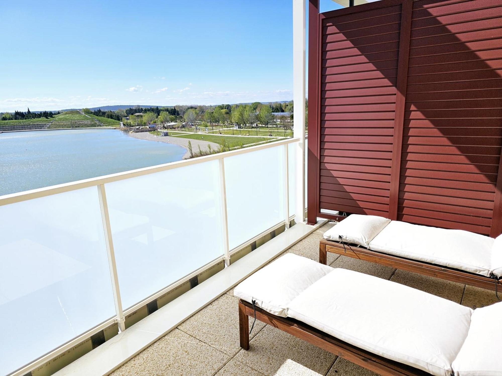 Lakeside Provence - Appartement Classe 4 Etoiles, Vue Sur Le Lac, Parking Sous-Sol, Double Clim Monteux Ngoại thất bức ảnh